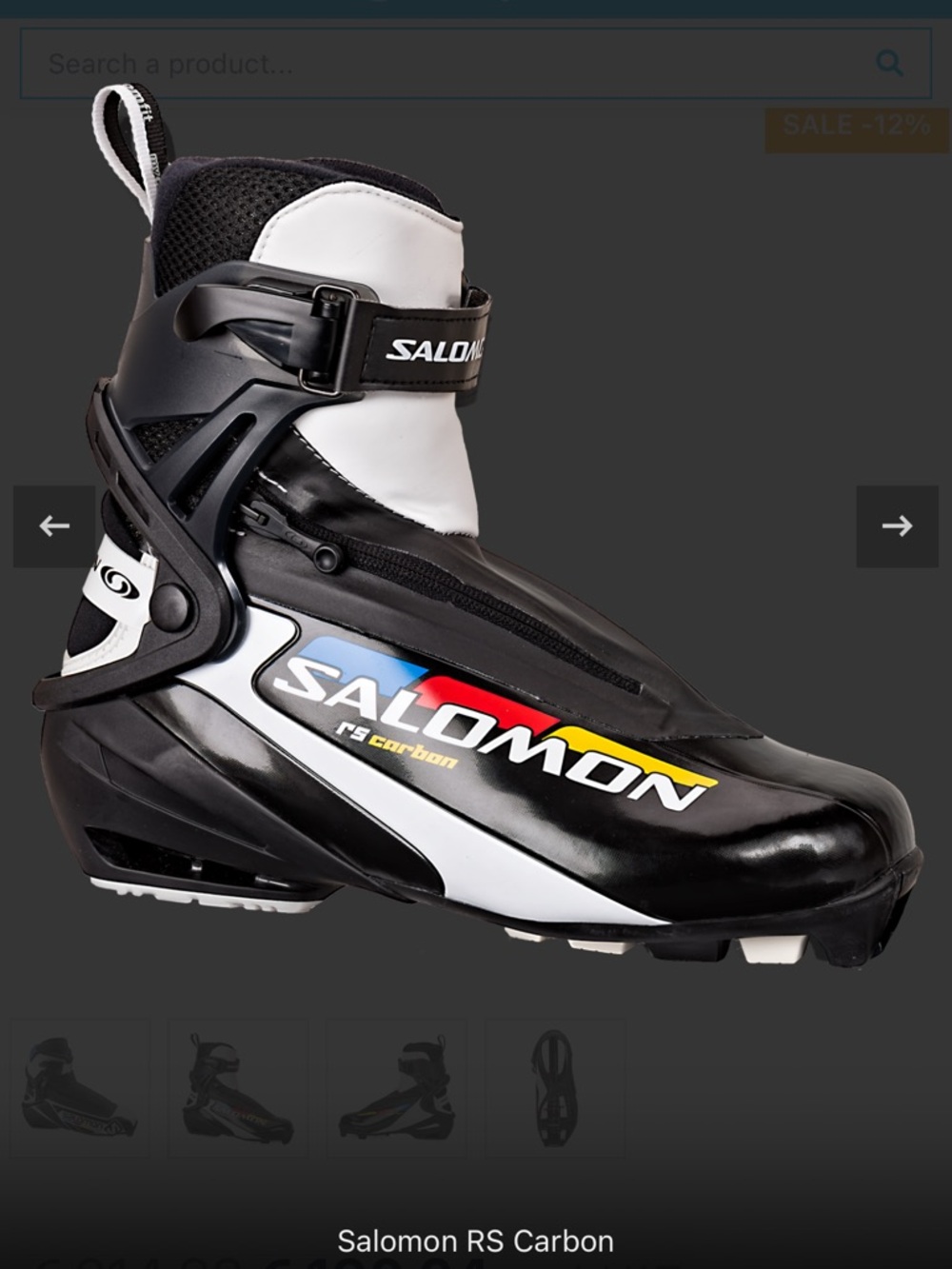 Salomon RS Carbon Skate Boot women 8